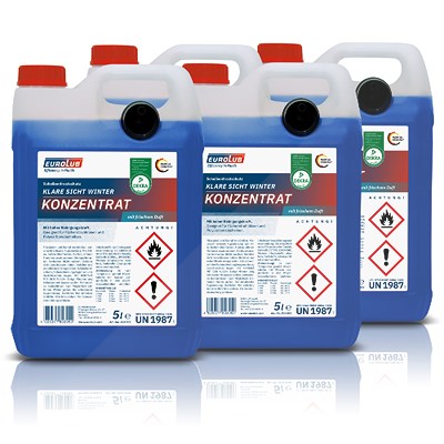 Eurolub 4x 5 L Scheibenfrostschutz Scheibenreiniger Frostschutz Kon [Hersteller-Nr. 803005]