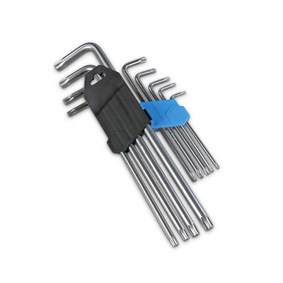 Enva Winkelschlüssel-Satz - extra lang - T-Profil - T10 - T50 - 9-tlg. [Hersteller-Nr. 40668998] Image