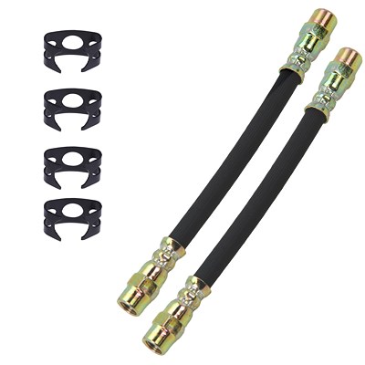 Atec 2x Bremsschlauch + Haltefedern hinten [Hersteller-Nr. 40577562] für VW Image