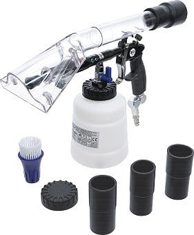 Bgs Druckluft-Reinigungspistole mit Bürsten- und Saugaufsatz - 7-tlg. [Hersteller-Nr. 70150] Image