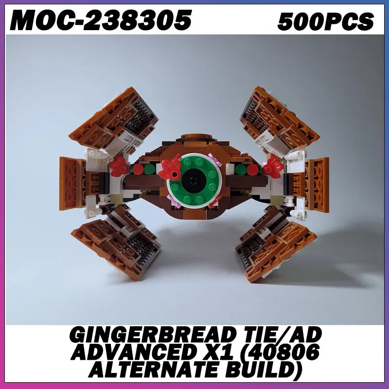 MOC Baustein Space Wars Serie Lebkuchen Space Wars Ziegel Modell Bildung Spielzeug Geburtstag Erwachsene Geschenke MOC-238305 500PCS Image