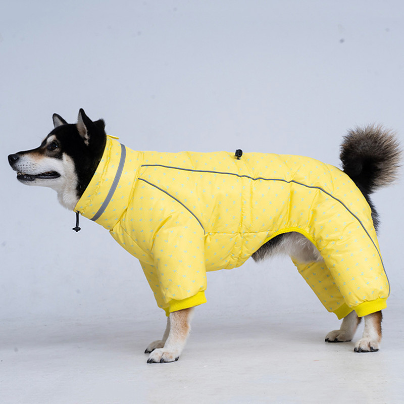 Dog Coat for Small Medium DogsWaterproof Dog Winter Jacket Puppy Cold Weather Coats Reflective Pet Vest Warm Fleece Dogs Snowsuit Windproof