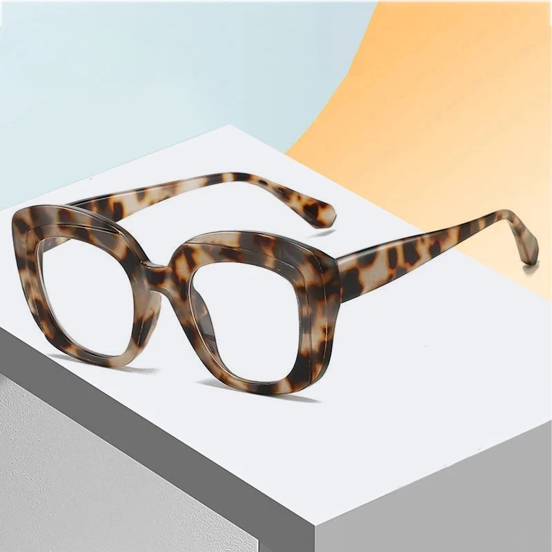 Klassische Vintage Lesebrille Frauen Männer Ultraleicht Rechteckigen Rahmen Hyperopie Gläser Anti Blau Licht Computer Brillen Image