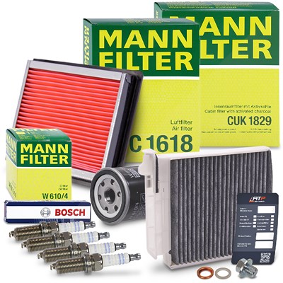 Mann-filter Inspektionspaket SET C [Hersteller-Nr. 40791096] für Nissan