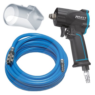 Hazet Schlagschrauber 9012M + Druckluftschlauch 10m [Hersteller-Nr. 10871904] Image