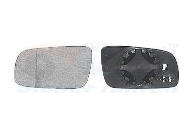 Van Wezel Spiegelglas, beheizbar, asphärisch [Hersteller-Nr. 5836837] für Seat, VW