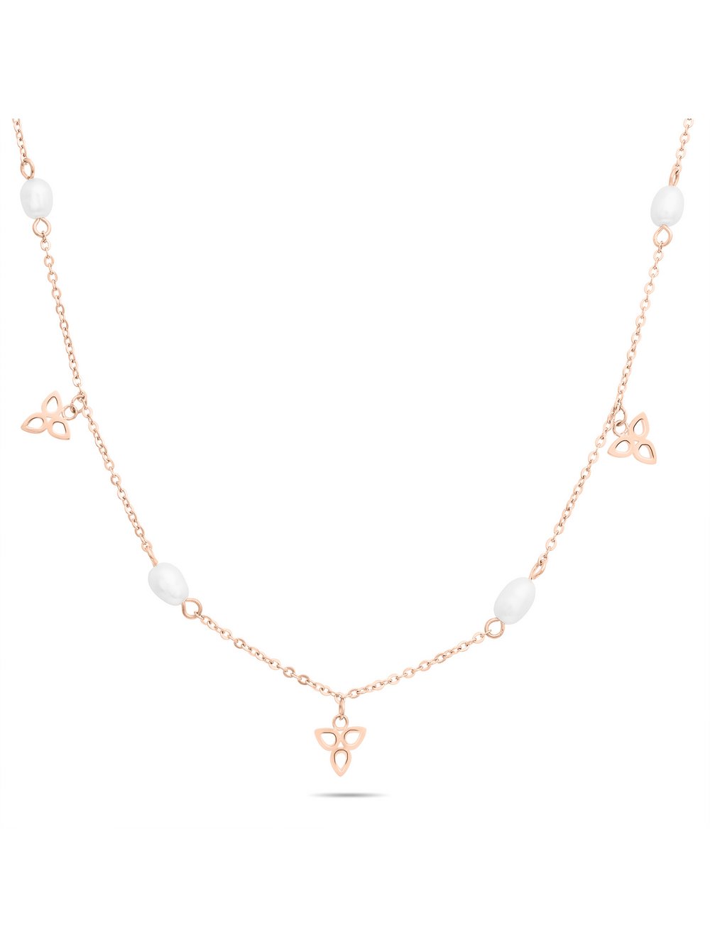 Tamaris Halsschmuck Pearl Flower Damen roségold, ONE SIZE Image