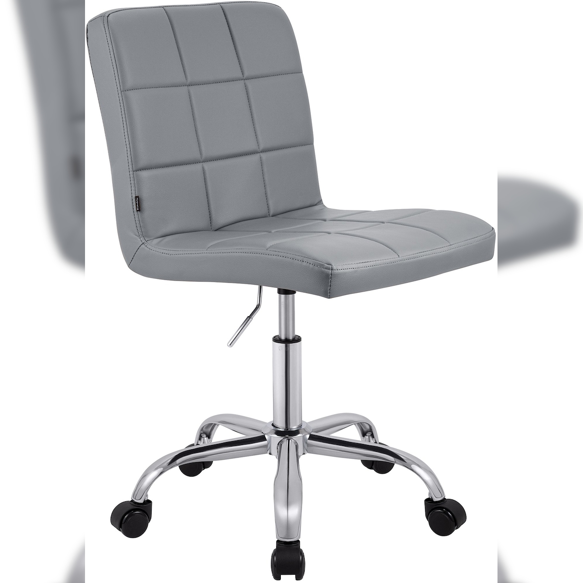 CLP Arbeitshocker Darfield grau/Kunstleder Image