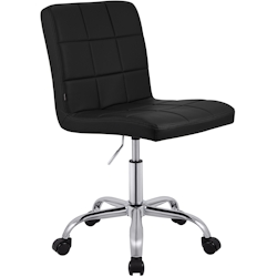 CLP Arbeitshocker Darfield schwarz/Kunstleder Image