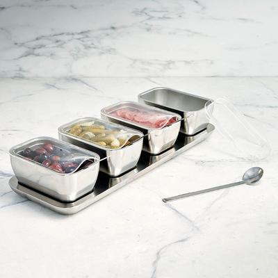 Super Chill Four-section Insulated Condiment Serve...