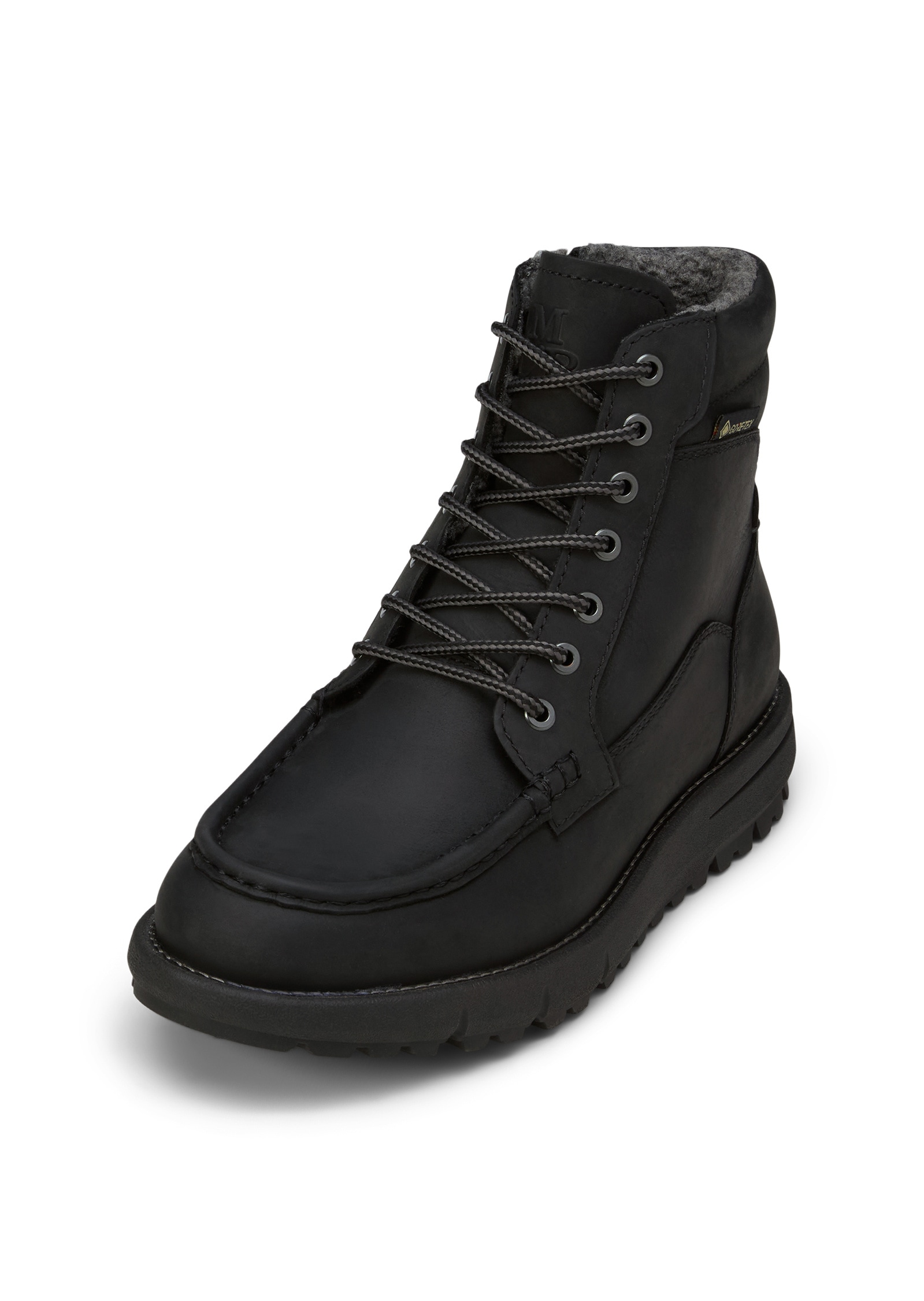 Stiefelette MARC O'POLO "mit Gore-Tex ePE Membran", Damen, Gr. 42, schwarz, Obermaterial: 100% Leder (Rind), unifarben, Schuhe Stiefelette