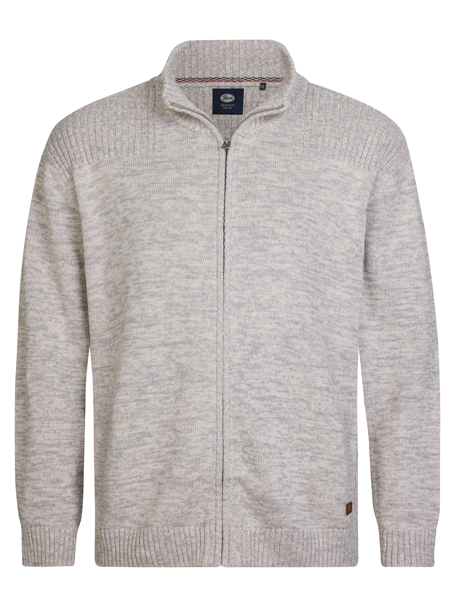 Petrol Industries - Plus Size Strickjacke Hayward Herren - Weiß Image