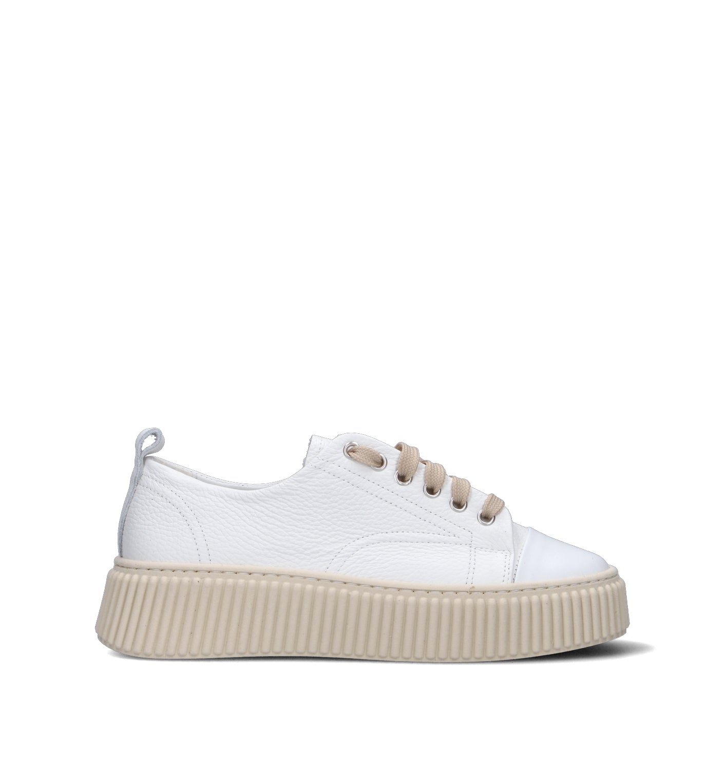 OTTANT8,6 Sneaker donna bianca in pelle