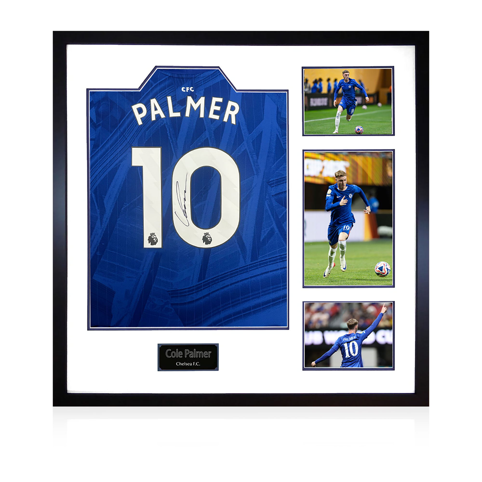 Cole Palmer Chelsea Trikot 24/25, signiert, Elite-Rahmen Image