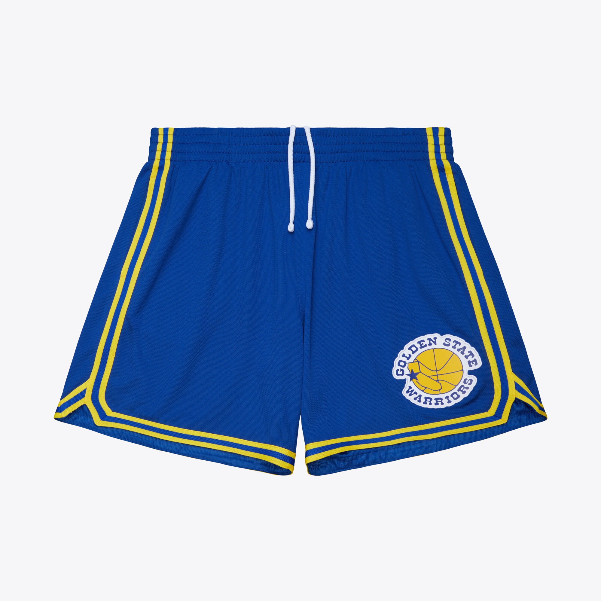 Golden State Warriors Mitchell & Ness Overtime Win Mesh-Shorts Vintage-Logo Image