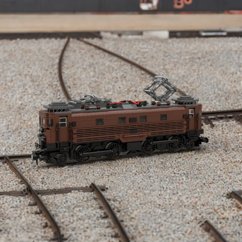 1177-teiliges elektrisches Lokomotiven-Stein-Set BE-4/6, inklusive Stromversorgungssystem, recreate klassische Schweizer Eisenbahnenästhetik