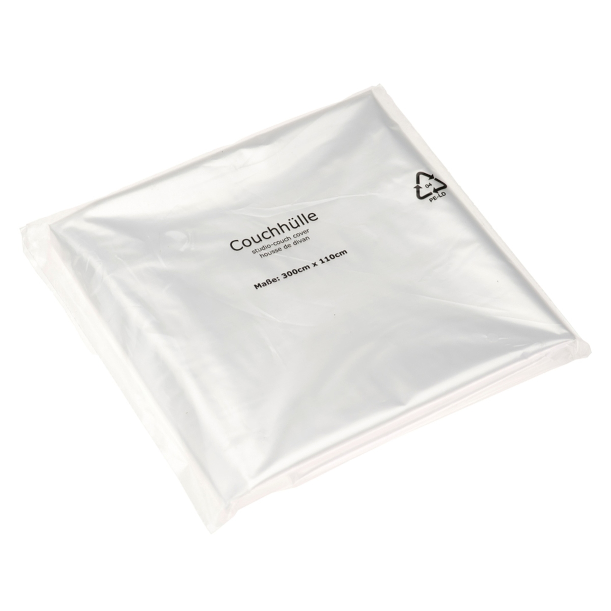 100 x Couchhülle (1100 x 3000 mm) robust reißfest 30 my Aufbewahrungshülle Umzugsmaterial Schutzhülle BB-Verpackungen Image