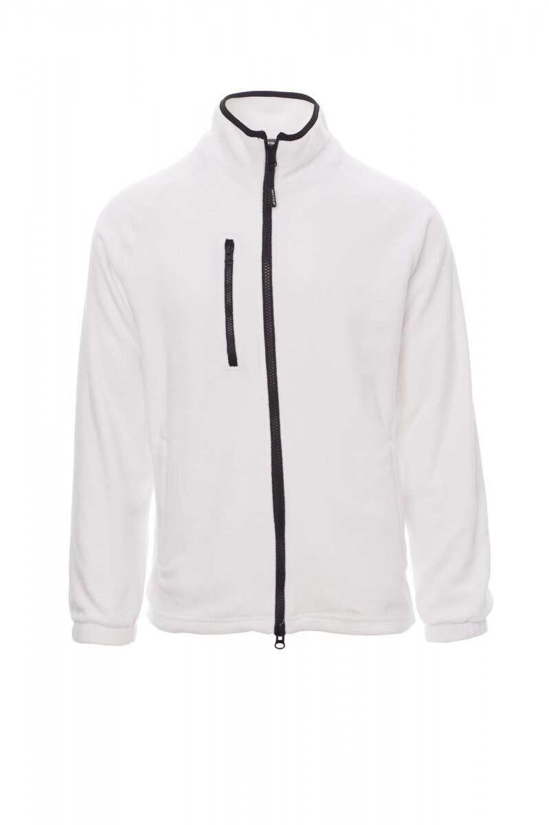 PAYPER Fleecejacke NORWAY mit Innenkomfort, Reißverschluss und Taschen weiß XS Image