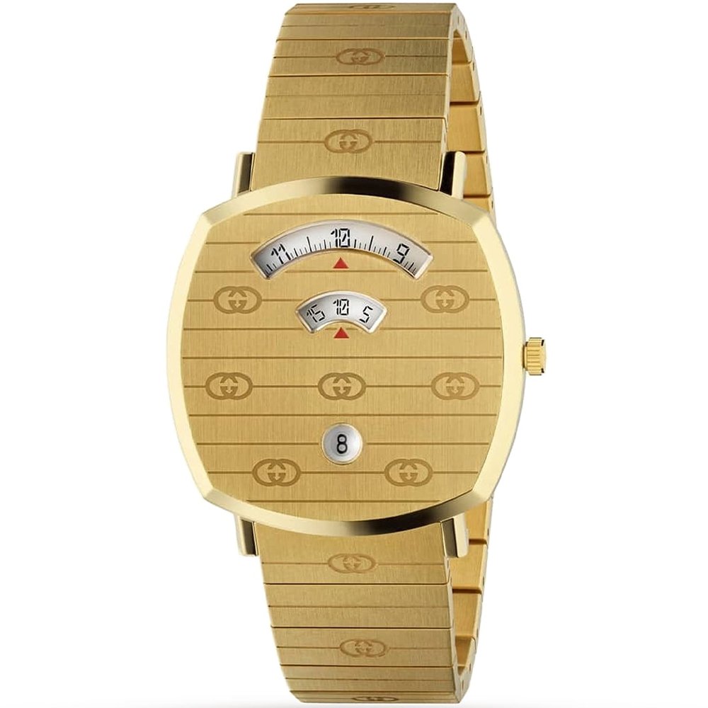 Gucci YA157409 Stylish Unisex Watch With Stainless Steel Case - Gold - One Size | Gucci Sale | Discount Designer Brands