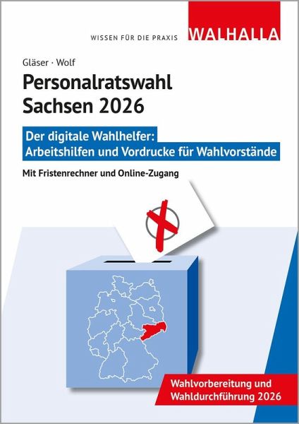 CD-ROM Personalratswahl Sachsen 2026, CD-ROM - Walhalla Fachverlag