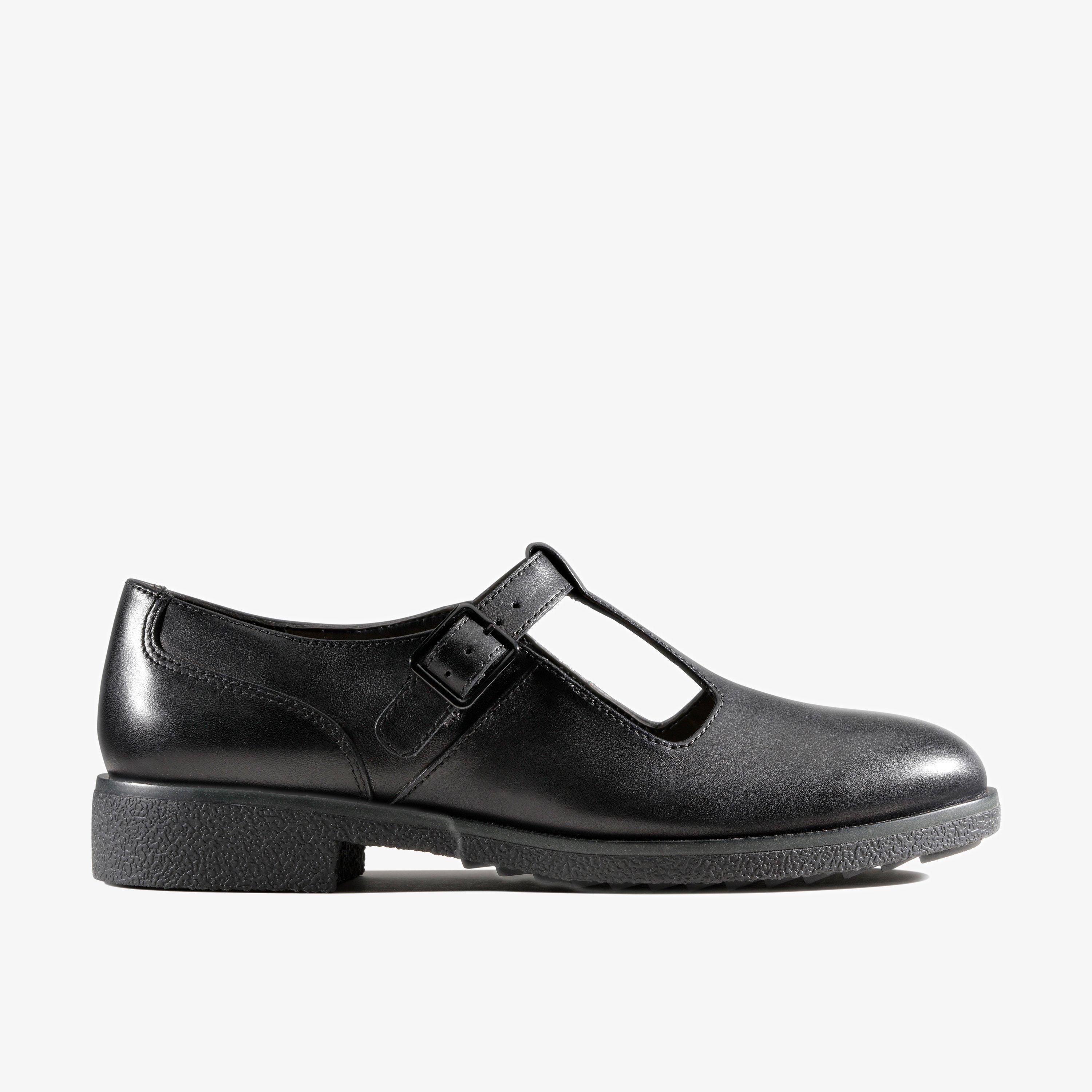 Griffin Stadt Schwarze Lederschuhe EU 36 / UK 3