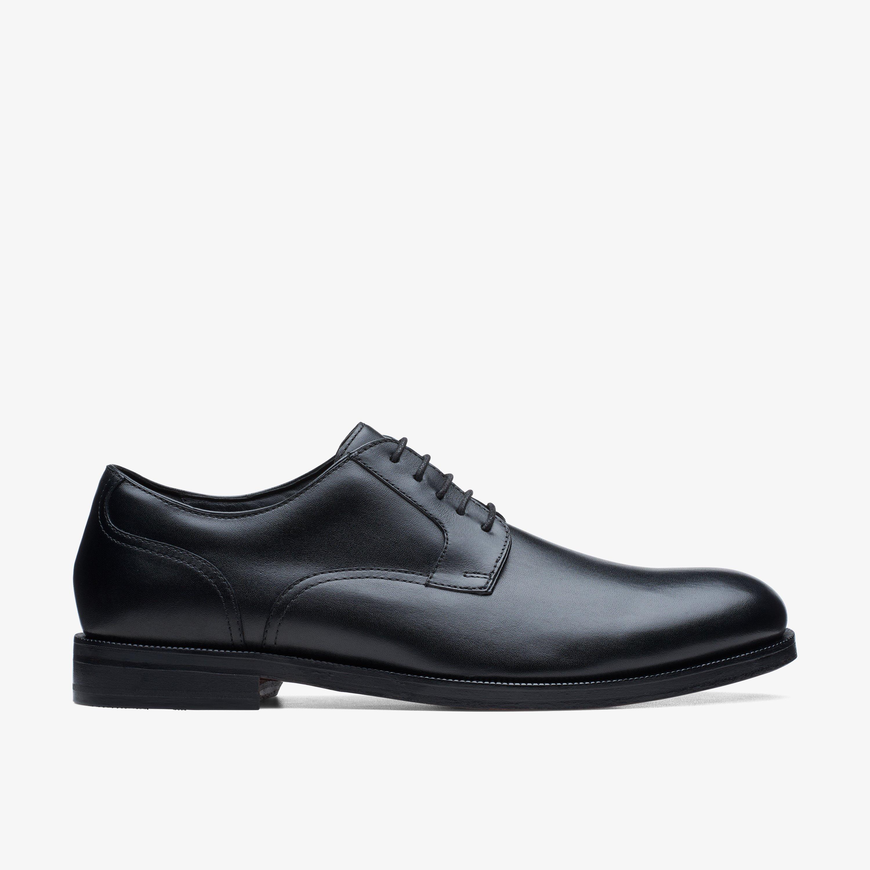 Craftdean Spitze Schwarze Lederschuhe