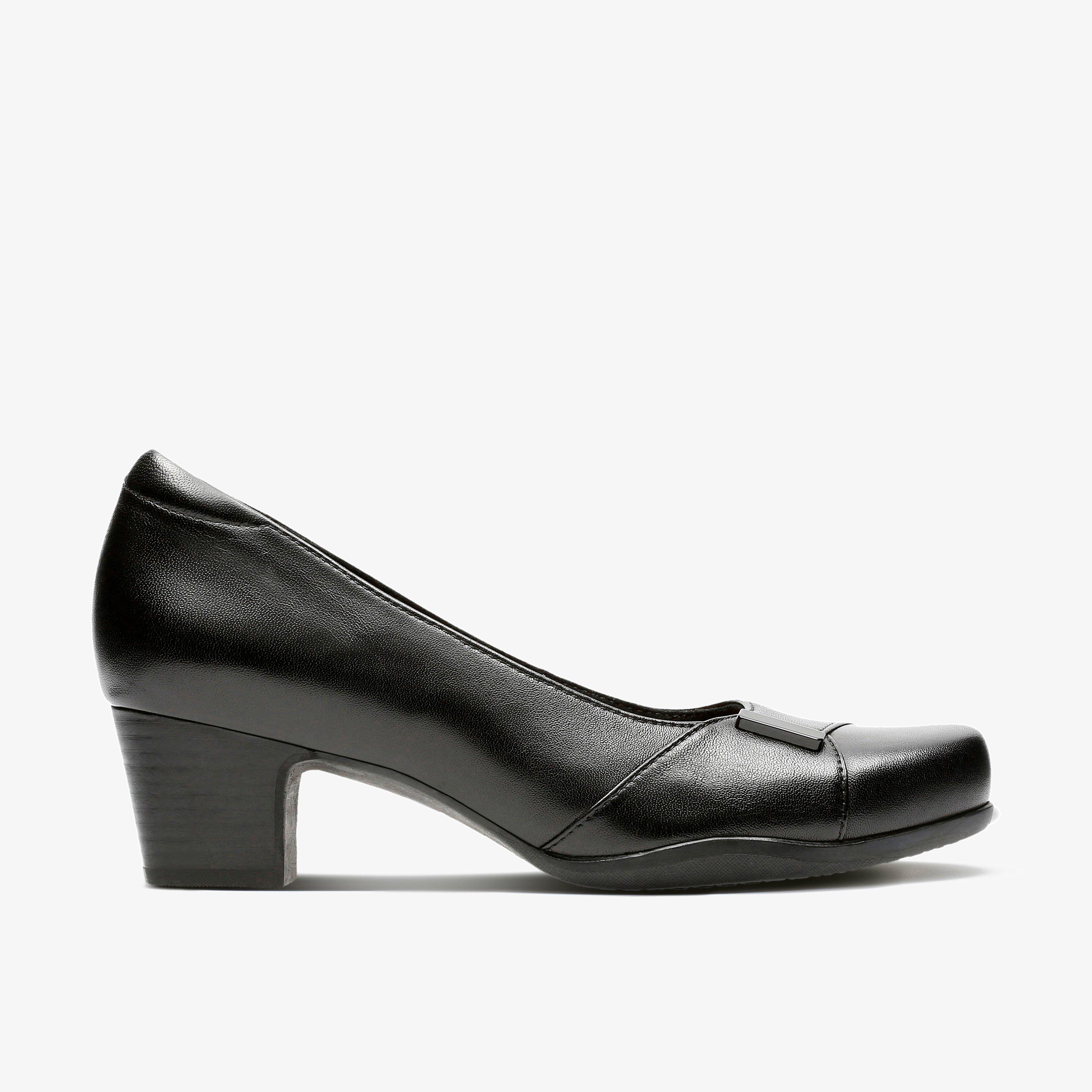 Rosalyn Belle Schwarze Leder Schuhe