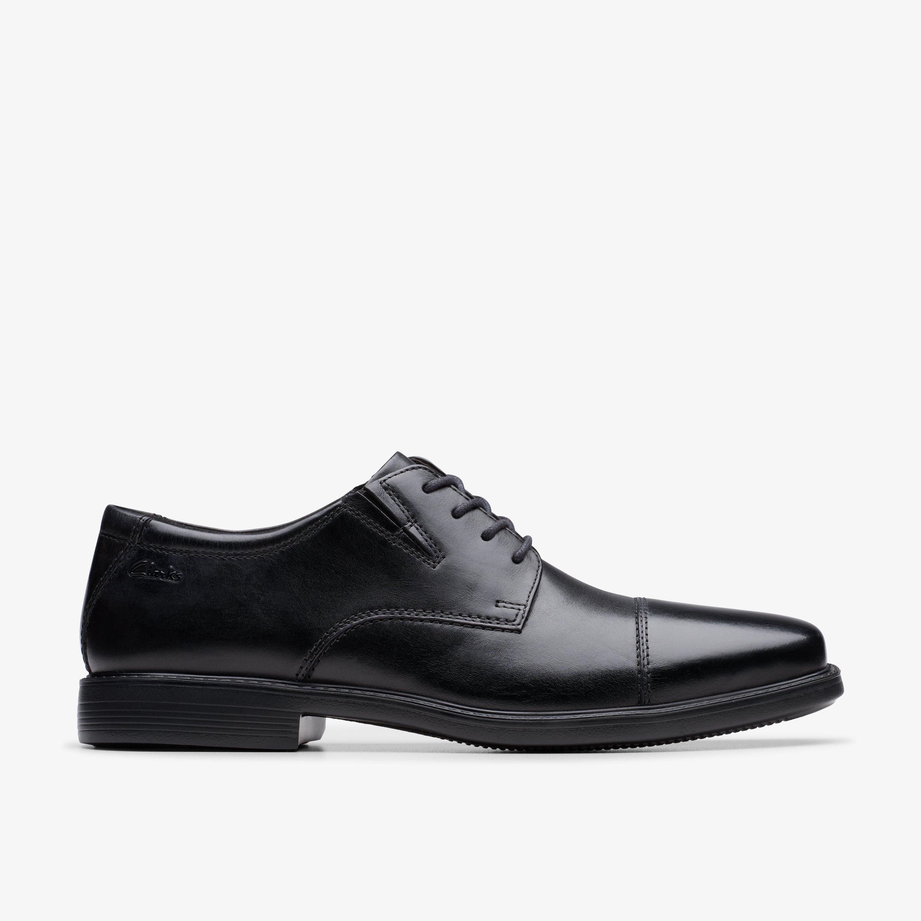 Cosgrove Kappe Schwarze Lederschuhe