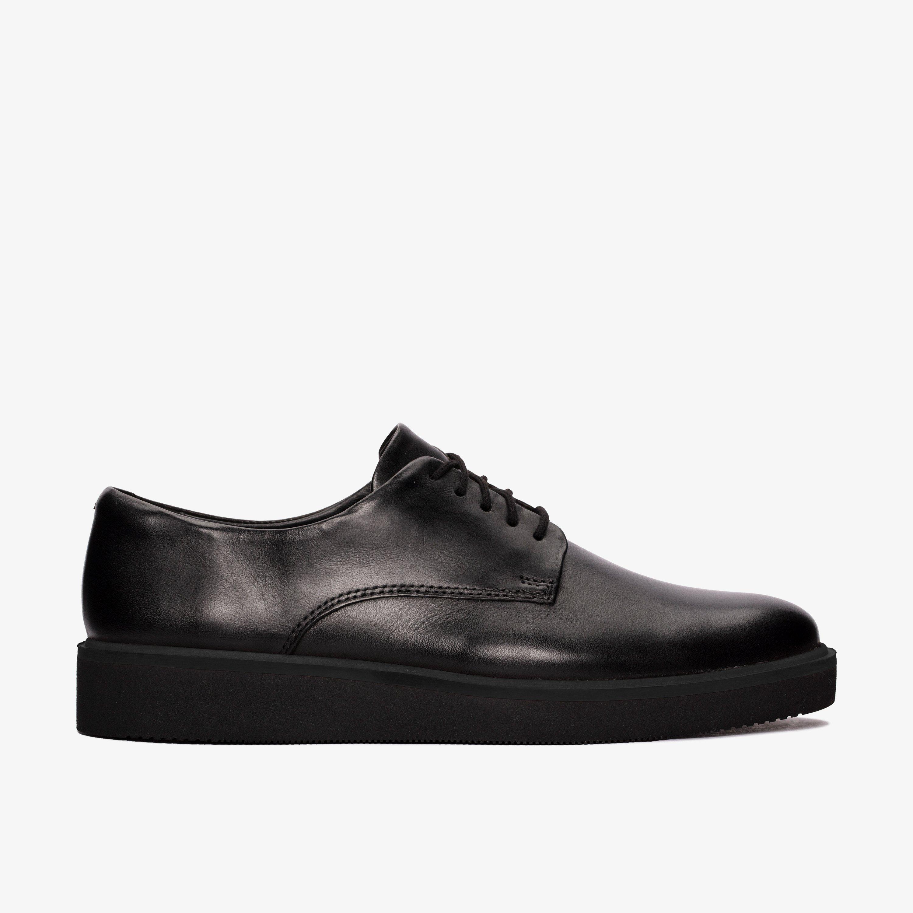 Glickly Derby 2 Schwarze Lederschuhe Image