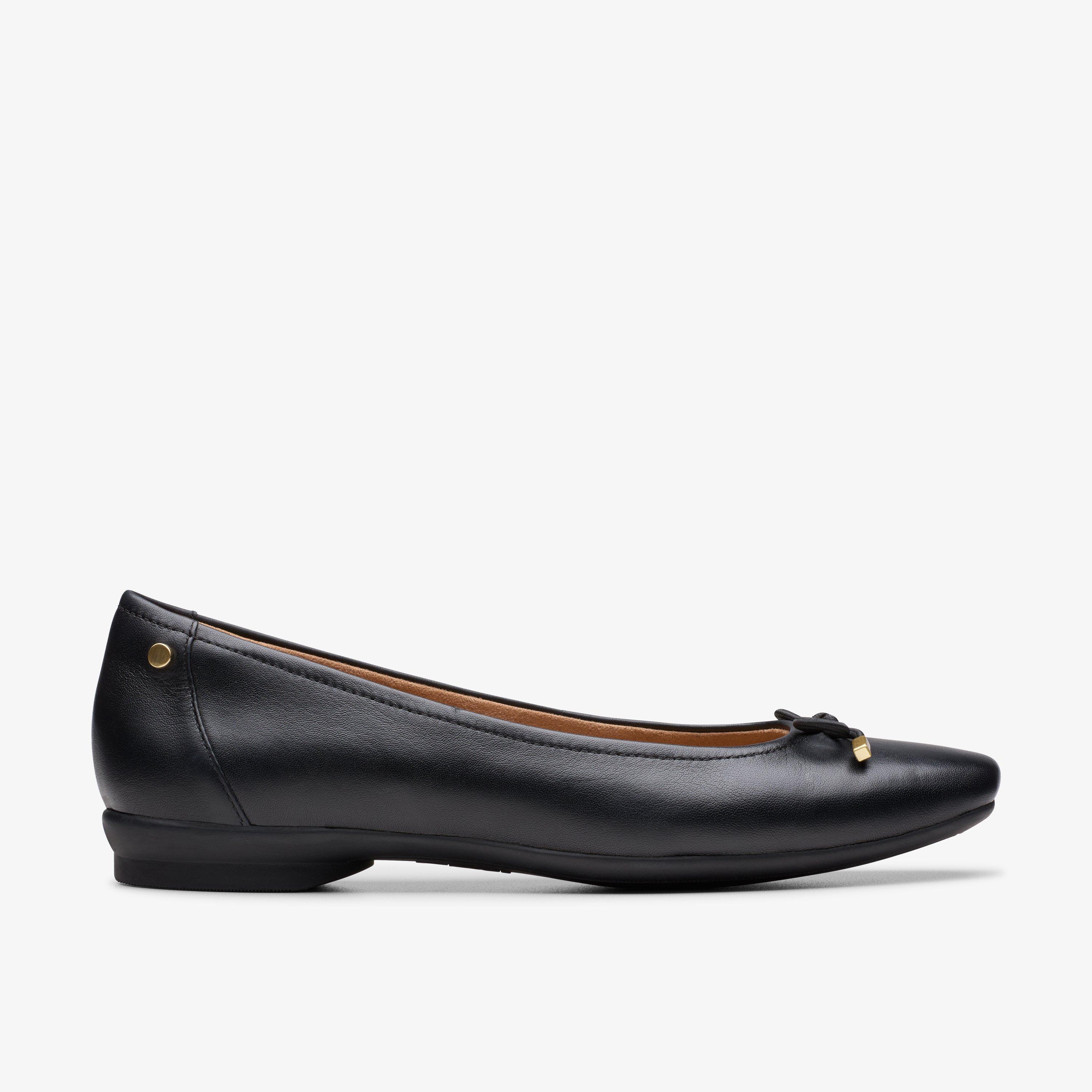Candra Licht schwarze Lederschuhe EU 38 / UK 5