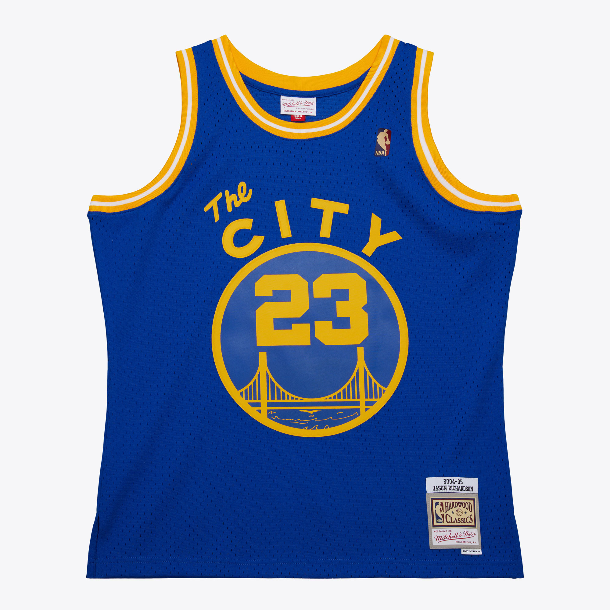 Golden State Warriors Mitchell & Ness Swingman-Trikot, Ersatzspieler Jason Richardson 2004 Image