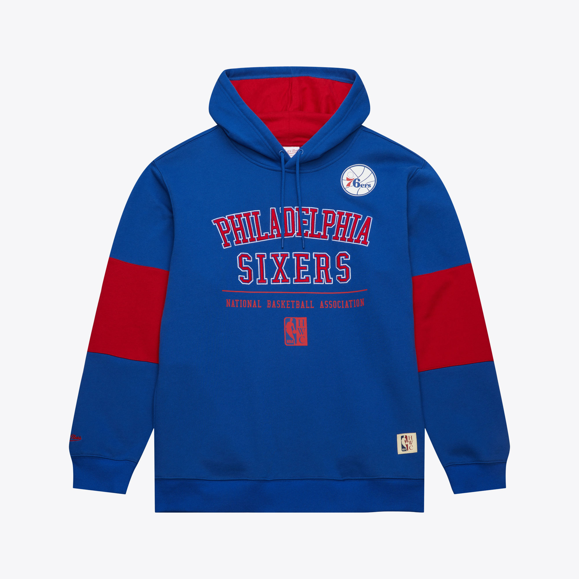 Philadelphia 76ers Mitchell & Ness Retro Fleece Hoodie Image