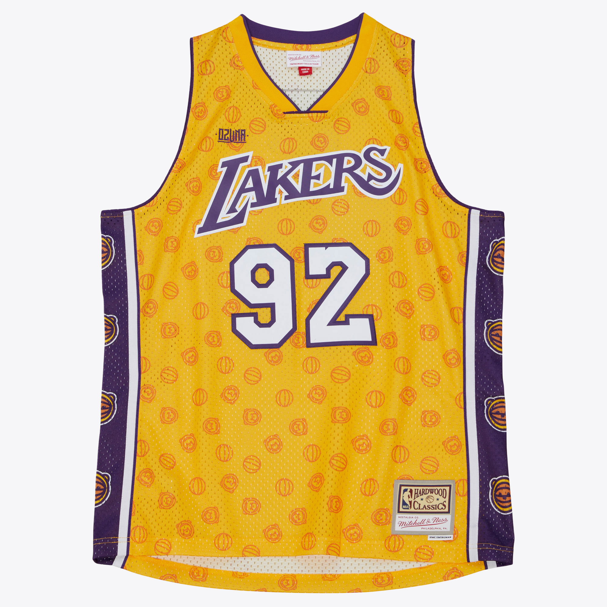 Los Angeles Lakers Mitchell & Ness x Ozuna Swingman-Trikot Image