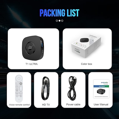 Android12 TV-Box T1 Ultra 8K 8K RK3318 2GB 16GB Image