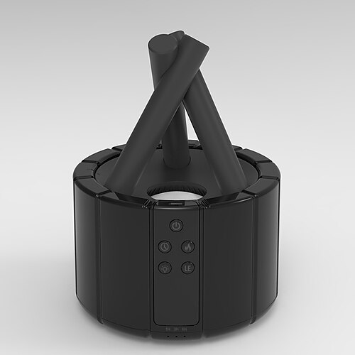 Neues Lagerfeuer-Aromatherapiegerät mit simulierter Flamme, Luftbefeuchter für Zuhause, ätherischer Öldiffusor, Aromatherapiegerät mit automatischer Abschaltfunktion und zeitgesteuerter drahtloser Image