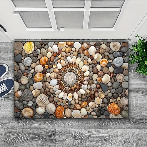 Schnell trocknender absorbierender rutschfester Badematte Badezimmer Duschbodenmatte für Badewanne Spüle Eingangsbereich Diatomit 20 x 31 Zoll Image