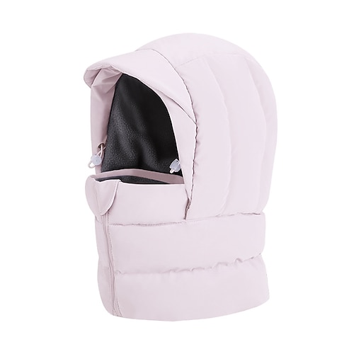 3-in-1-Mütze: Nackenwärmer, Gesichtsmaske, Wintermütze mit integriertem Schal, einteilige Mütze für Fahrradhelme, fleecegefütterter Ohrenschutz, Strickmütze für kaltes Wetter, ideal für Outdoor-Aktivitäten. Image