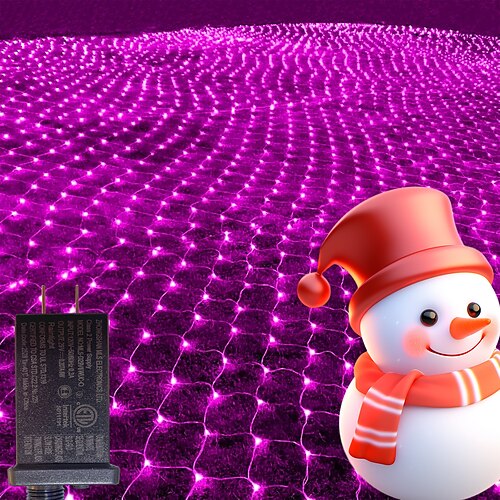 Netzlichter anschließbare wasserdichte Lichterkette klare Drähte mit 8 Modi Niederspannungs-Sicherheitsstecker Innen/Außen Innenhof Rasen Party Hochzeit Festival Baum Dekoleuchten Requisiten Image