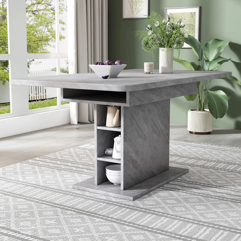 Platzsparender ausziehbarer Esstisch – rechteckiger, integrierter Stauraum, minimalistischer Couchtisch mit doppeltem Verwendungszweck für Küche/Wohnzimmer