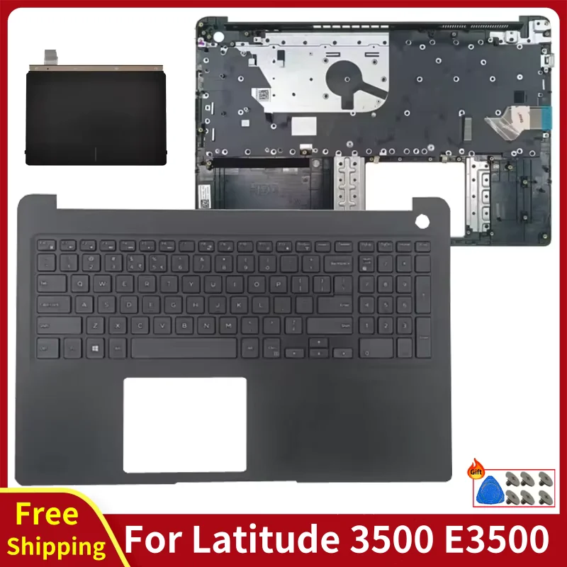 Neu Für Latitude 3500-Laptop Mit Tastatur Palmrest Obere Obere Abdeckung Touchpad Computer Ersetzen Zubehör Gehäuse Hinten Deckel Abdeckung Image