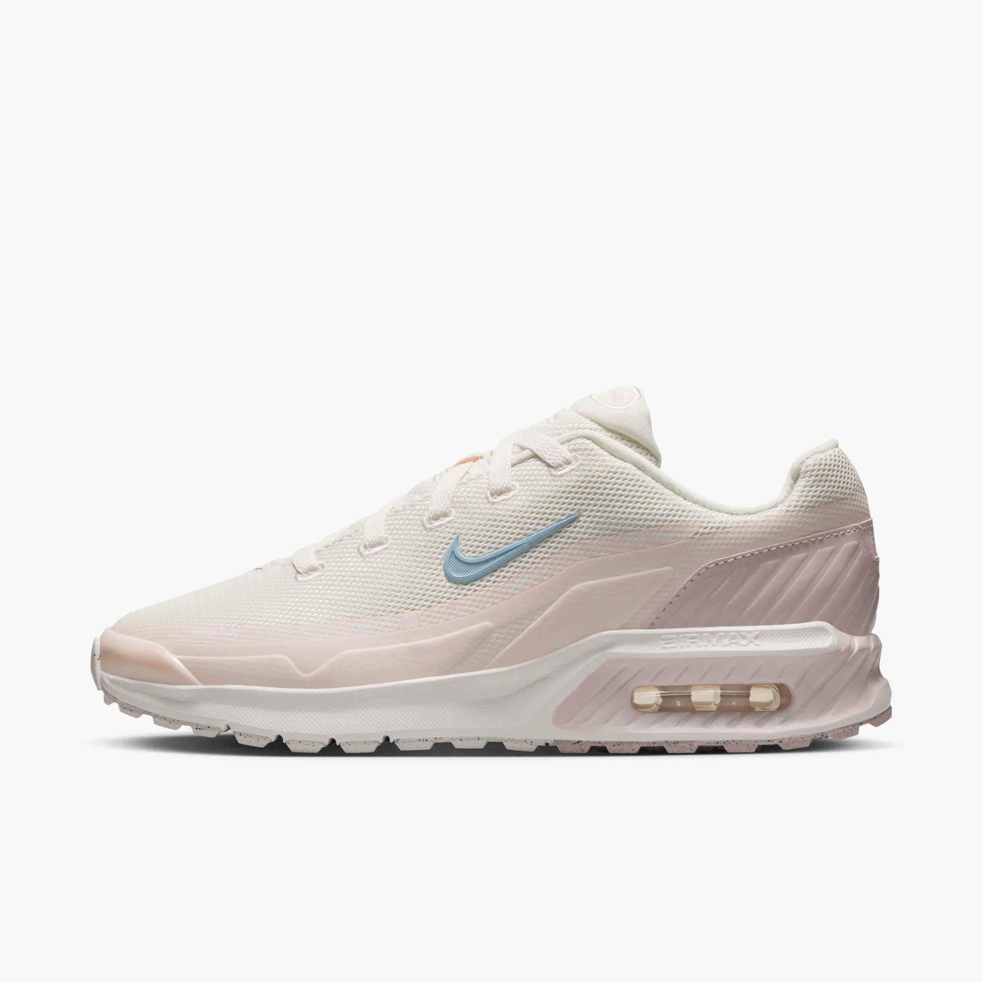 Sneaker NIKE SPORTSWEAR "AIR MAX BIA", Damen, Gr. 42, pale ivory, lt armory blau, silt rot, sail, Schuhe Sneaker