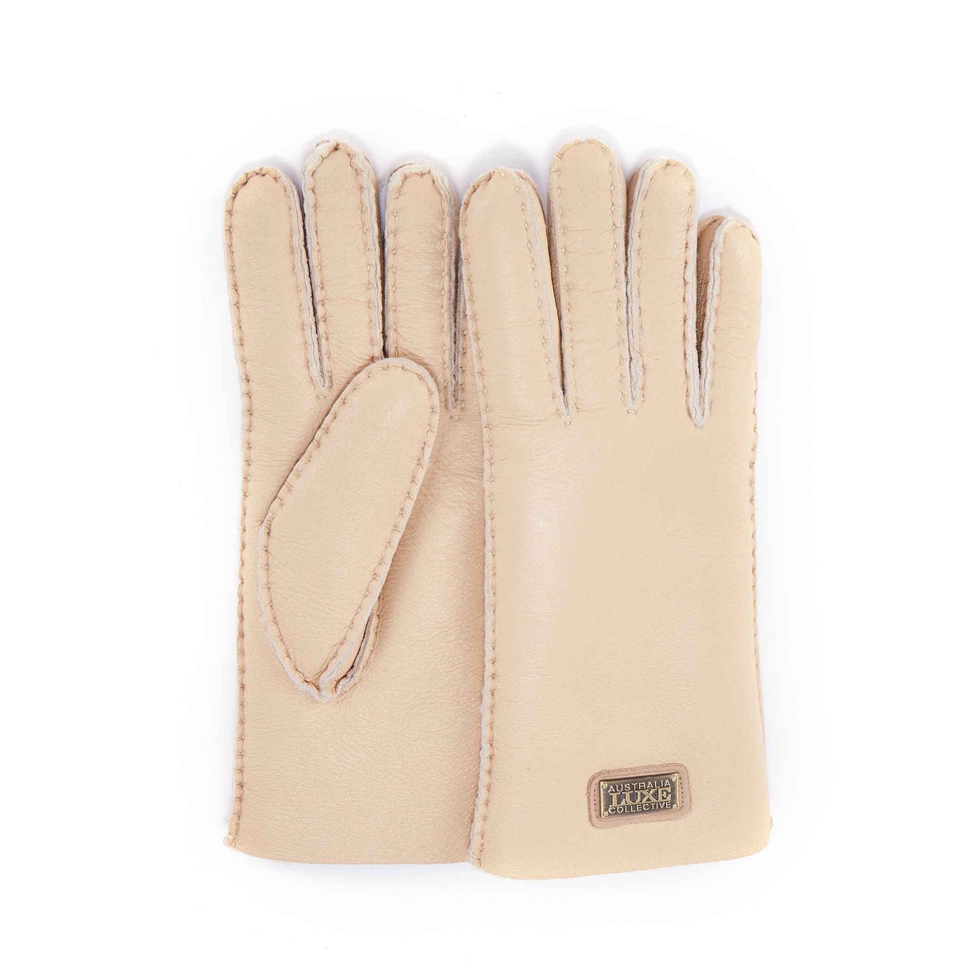 Handschuhe Leder Sand Handschuhe S