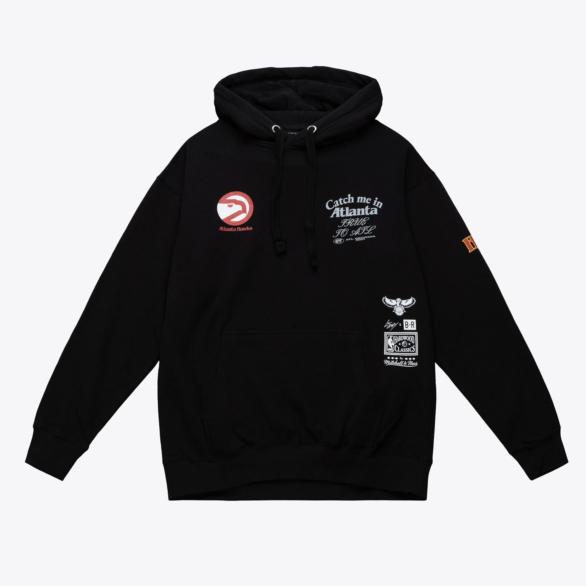 Atlanta Hawks Mitchell & Ness Lil Baby X BR Remix Hoodie Image