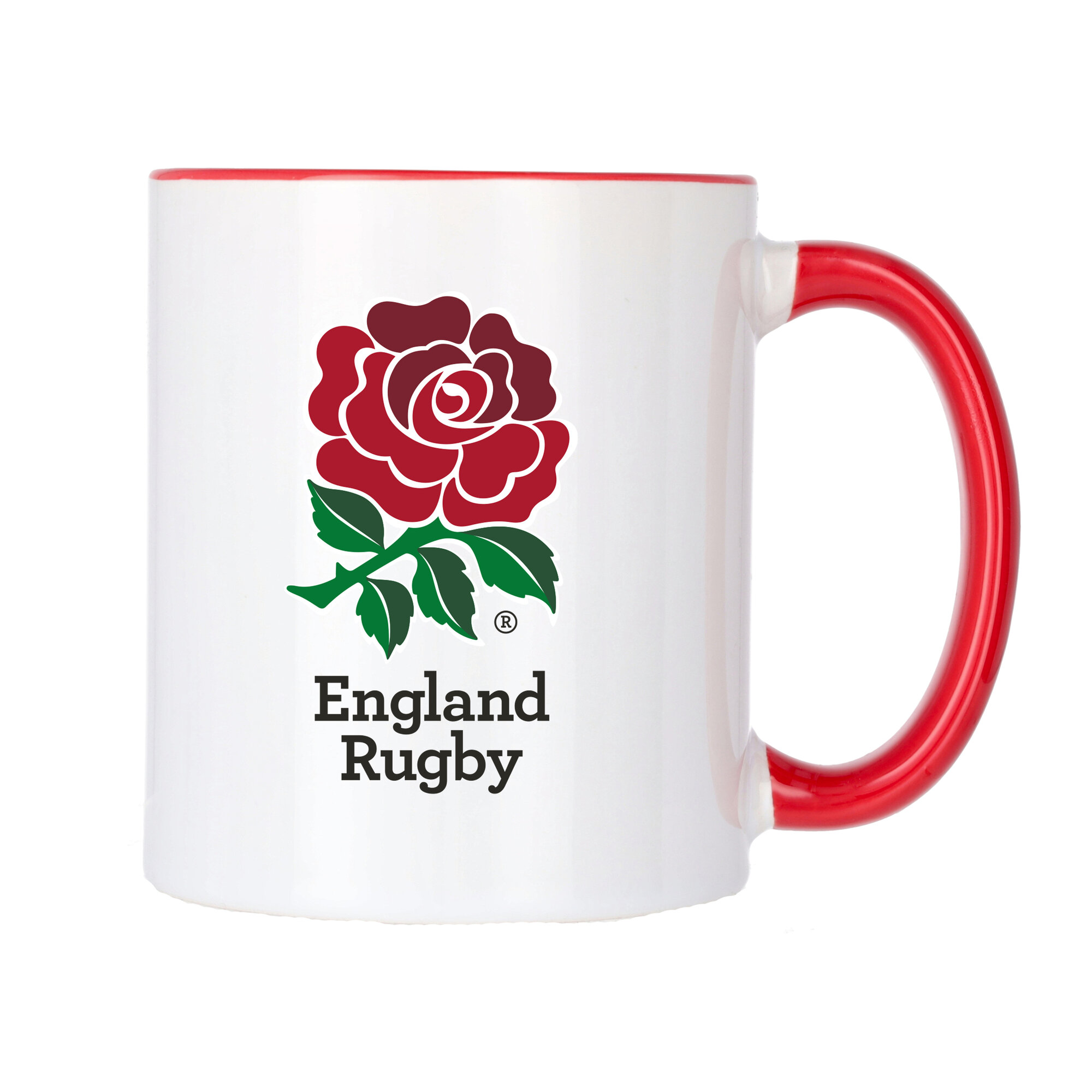 England Rugby Kaffeetasse mit farbiger Innenseite – 325 ml Image