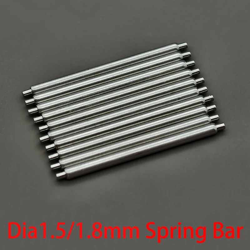 10PCS Dia 1,5mm/1,8mm Keine Unterstützung Frühling Bar Uhr Strap Link Pins Fit Breite 12mm-26mm Uhr Armband Edelstahl Link Pins Image