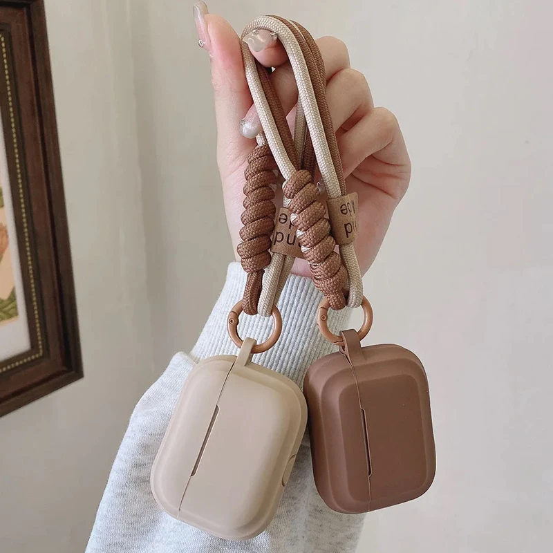 Silikonhülle für AirPods 4, 3, 2, 1, 2., 3. und 4. Schutzhülle, kabellose Kopfhörer-Kopfhörer-Abdeckungen für Apple AirPods Pro 2 Pro3 Image