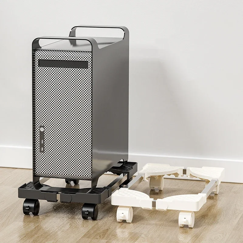 Computerturmständer, verstellbarer mobiler CPU-Ständer, PC-Bodenerhöhungsständer, CPU-Halter PC-Turmständer mit rollenden Lenkrollen Image