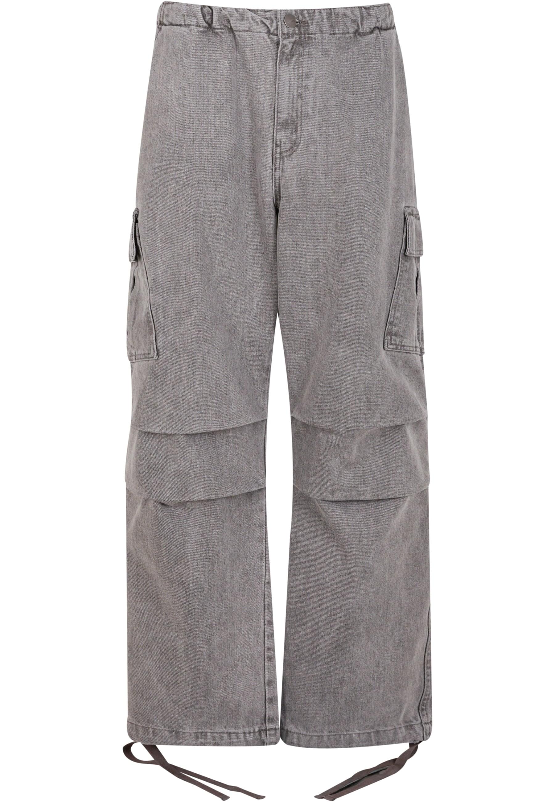 Bequeme Jeans 2Y STUDIOS "2Y Studios Alan Cargo Jeans", Herren, Gr. 36, Normalgrößen, grau, 100% Baumwolle, unifarben, Jeans