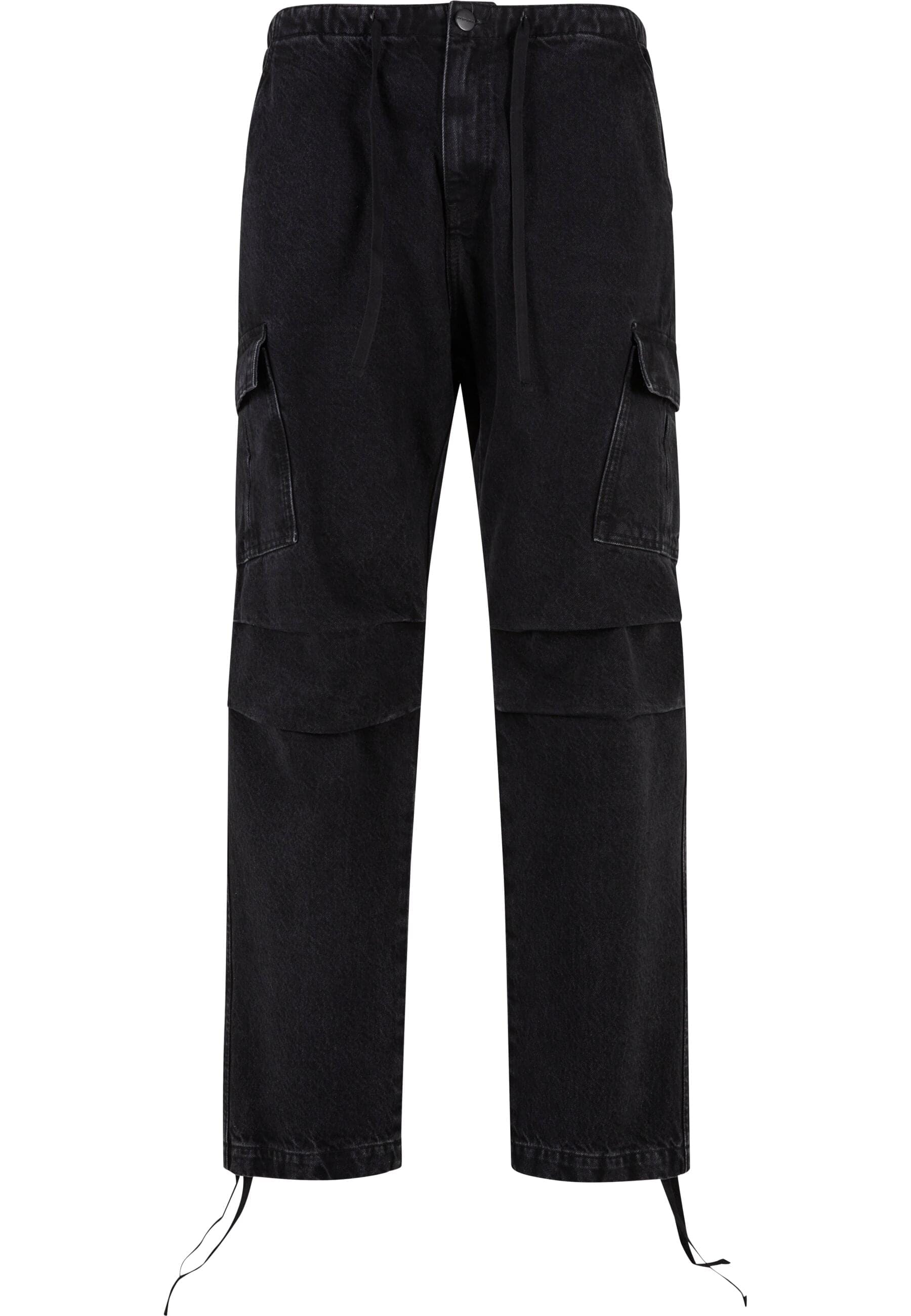 Bequeme Jeans 2Y STUDIOS "2Y Studios Alan Cargo Jeans", Herren, Gr. 30, Normalgrößen, washed schwarz, 100% Baumwolle, unifarben, Jeans