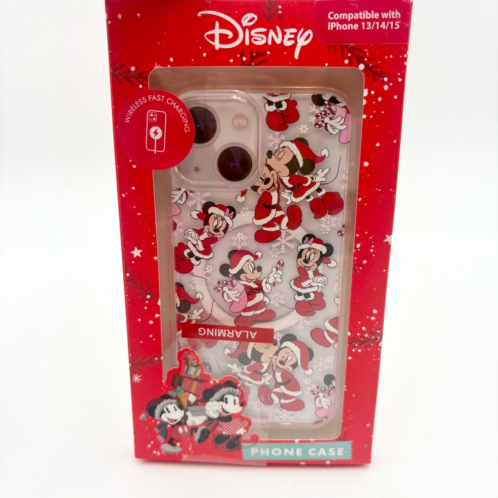 Disney Cell Phones & Accessories | Disney Mickey & Minnie Mouse Christmas Phone Case Iphone 13/14/15 | Color: Red | Size: Os